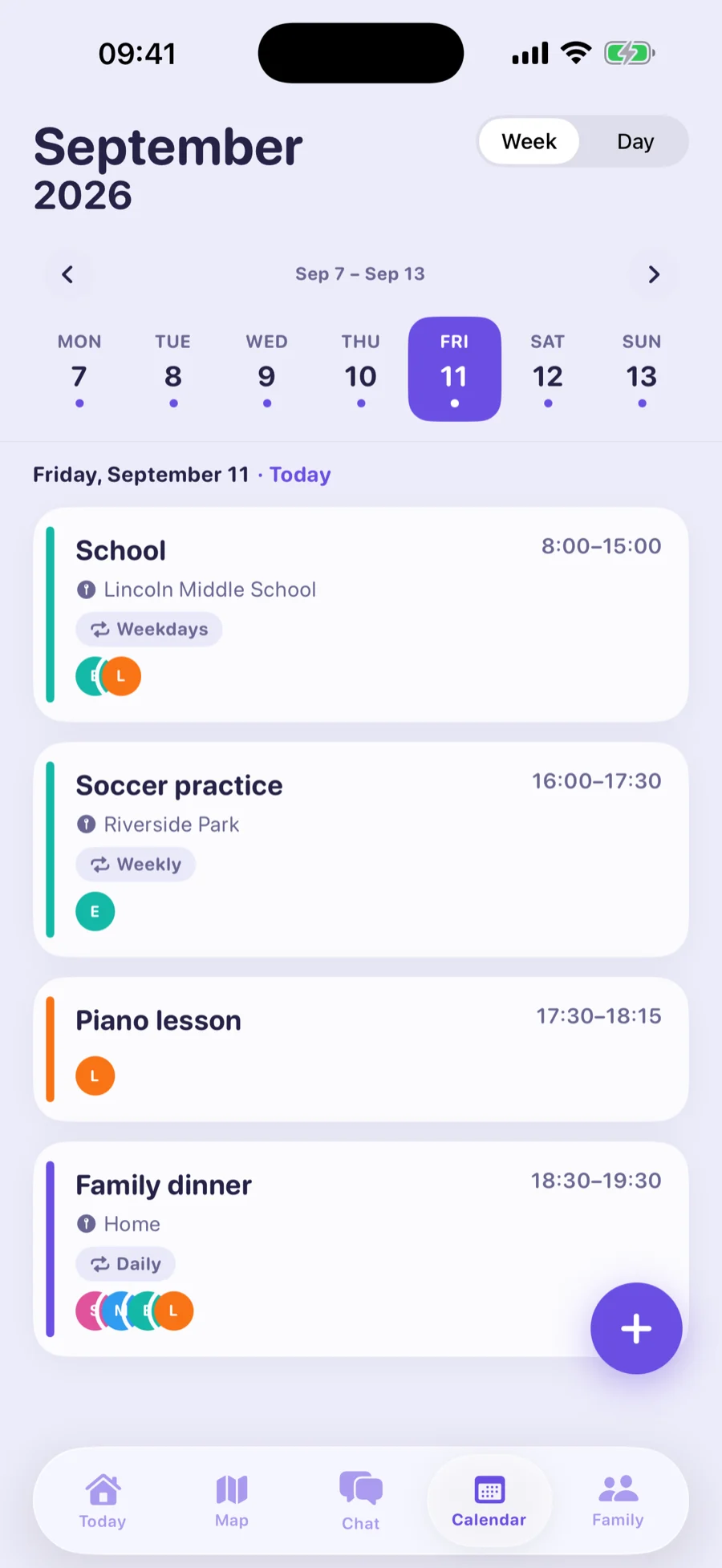 Orbit shared calendar