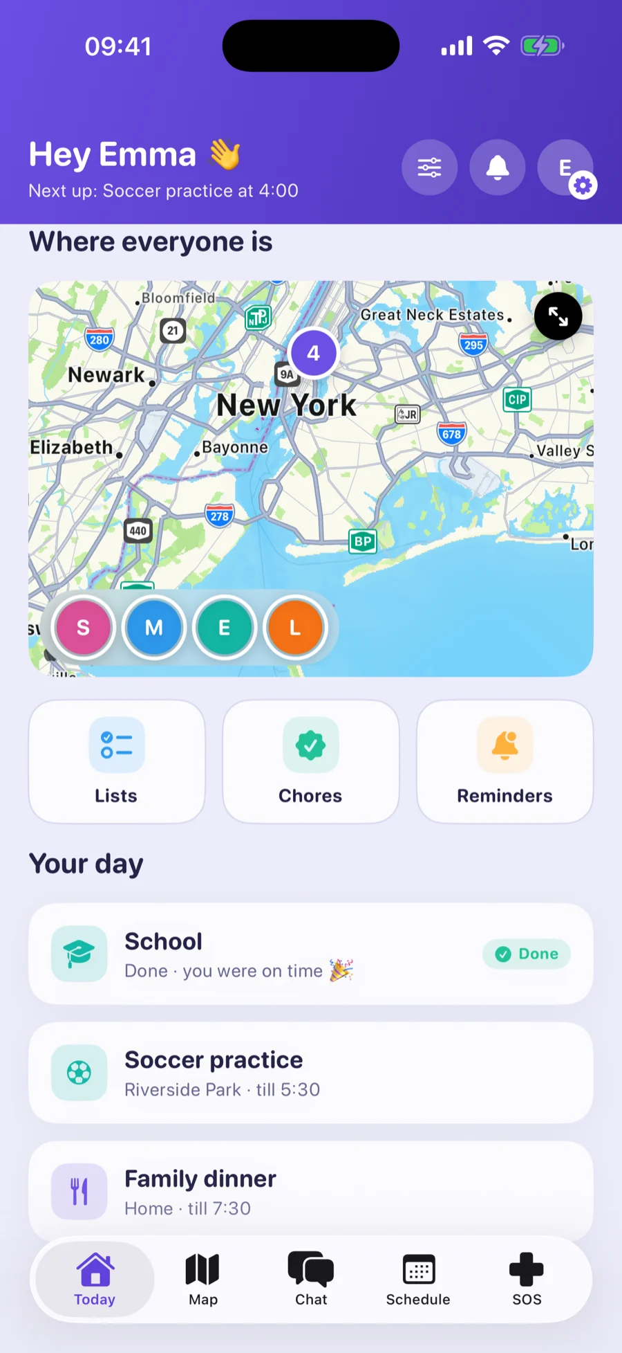 Teen home screen