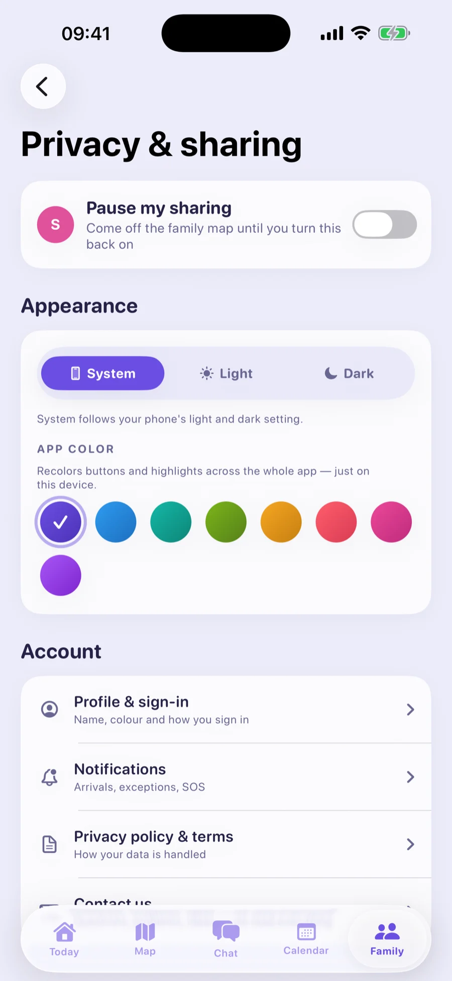 Privacy controls